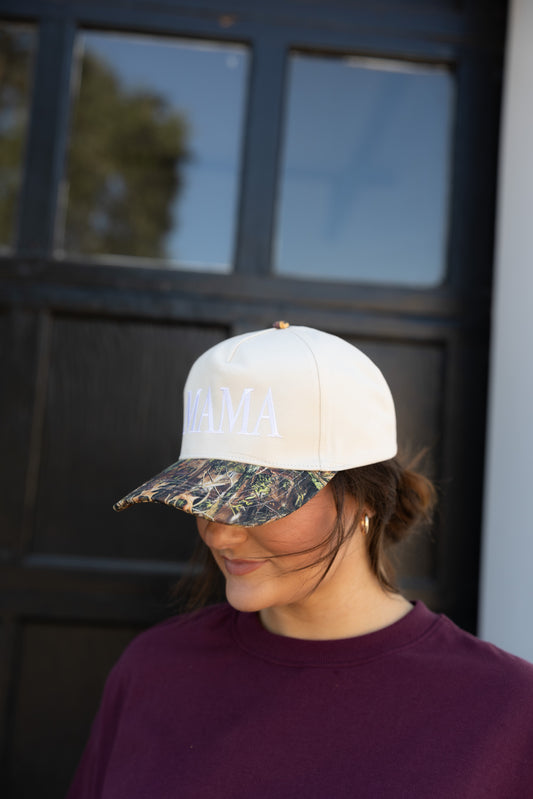MAMA Camo Two-Tone Trucker Hat