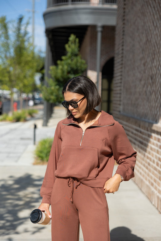 Carly Zip Up Sweatshirt