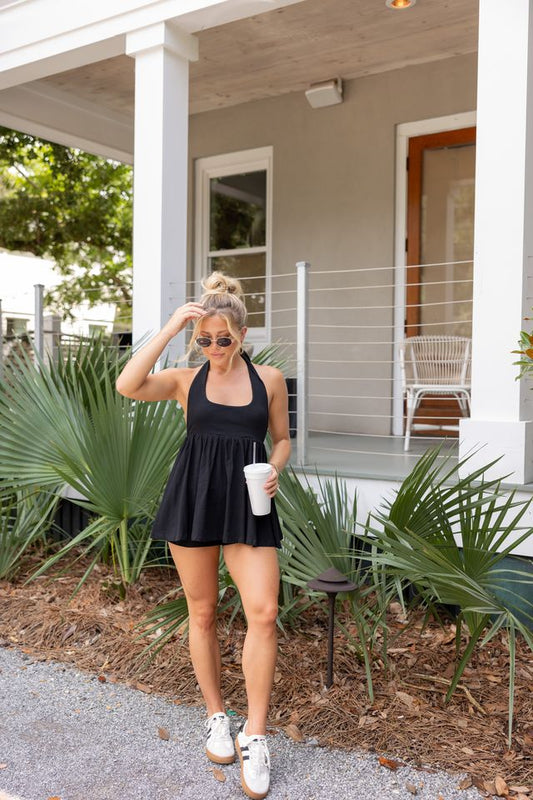 Hannah Halter Babydoll Romper