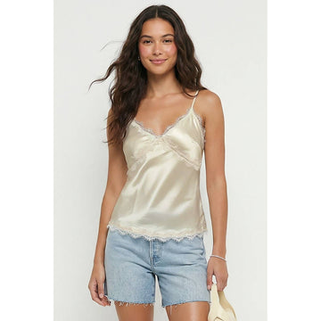 Val Lace Trim Top