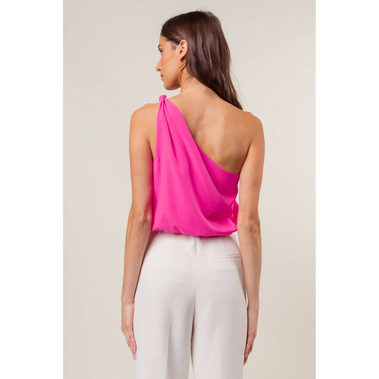 Olivia One Shoulder Knot Detail Top