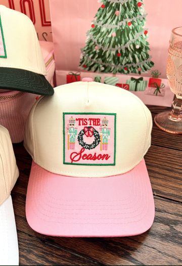 Tis The Season Christmas Vintage Trucker Hat