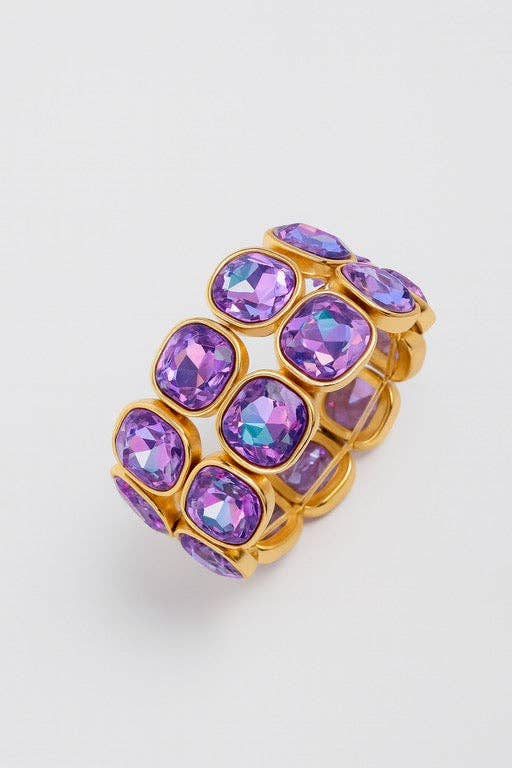 Purple Gem Bracelet
