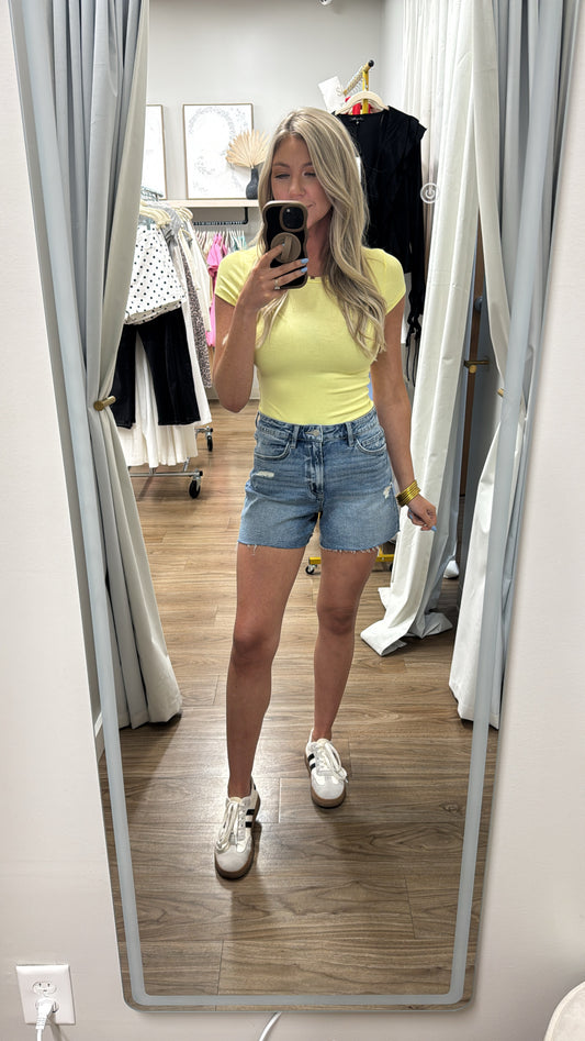 Serena Ribbed Cap Sleeve Top