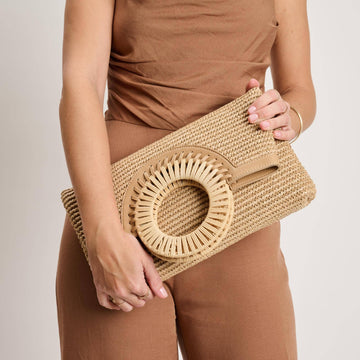 Elena Woven Crossbody Bag