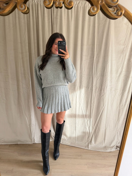 Tori Sweater & Pleated Skirt Set