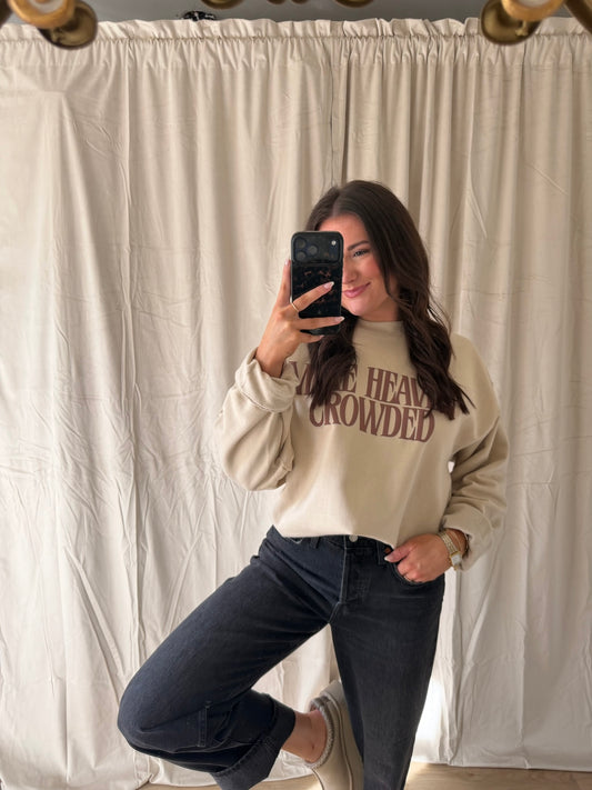 Make Heaven Crowded Puff Sweatshirt