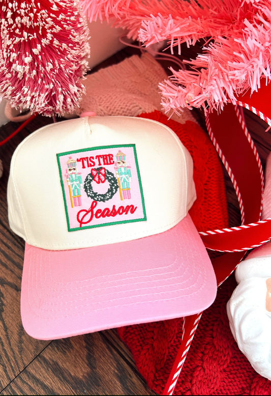 Tis The Season Christmas Vintage Trucker Hat