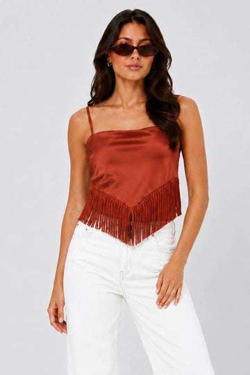 Finley Fringe Top