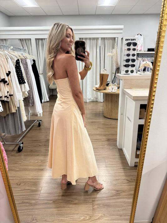 Briar Striped Midi Dress