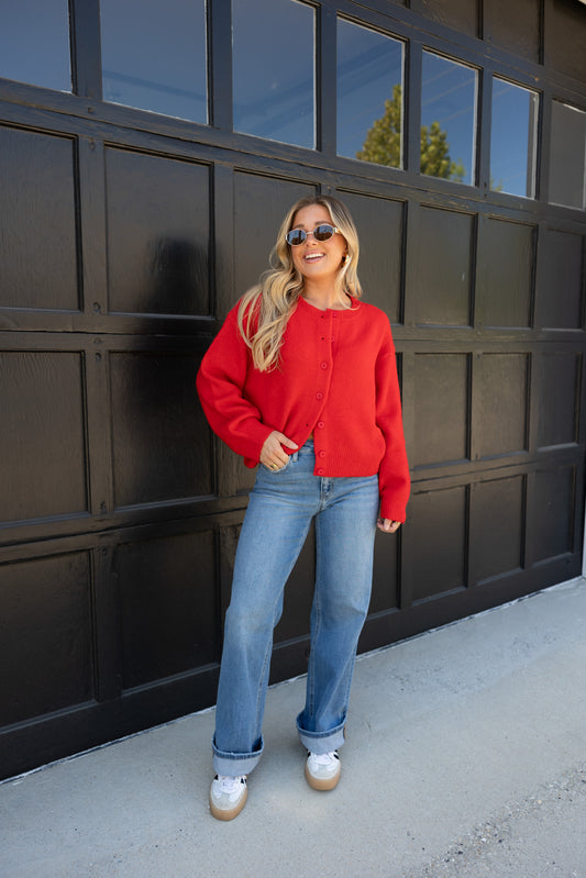 Kenzie Knit Button Up Cardigan Sweater