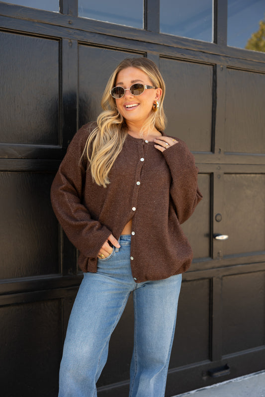 Lana Long Sleeve Cardigan Sweater