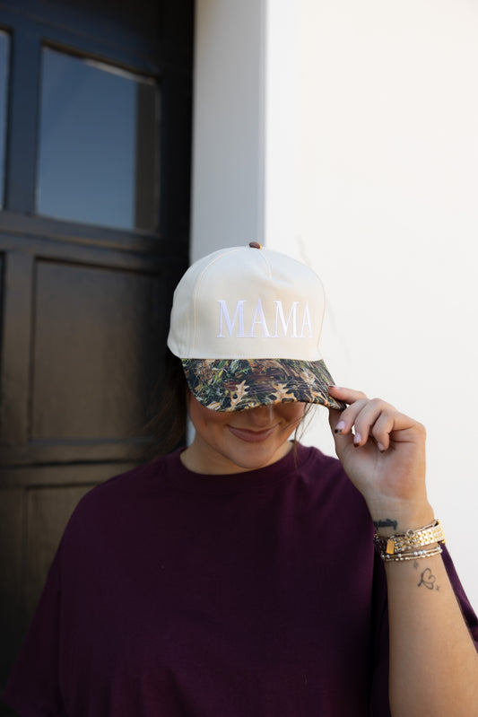 MAMA Camo Two-Tone Trucker Hat