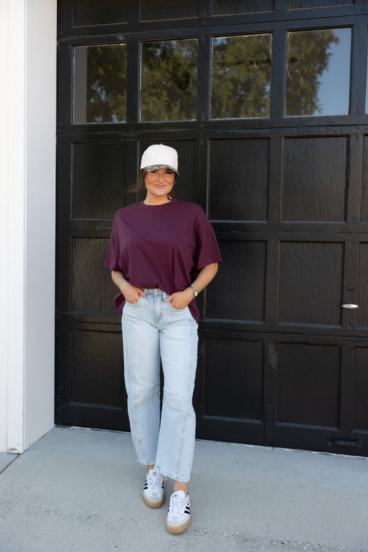 Campbell Crew Neck Oversized T-Shirt