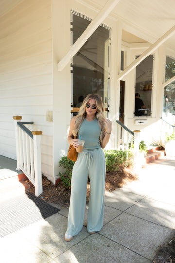 Roxy Ribbed Knit Tank Top