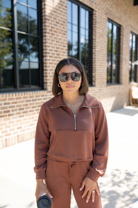 Carly Zip Up Sweatshirt