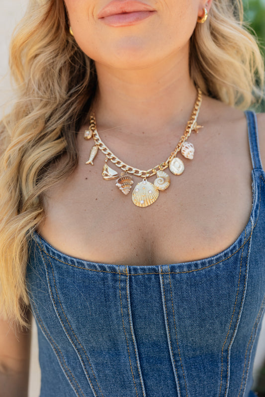 Shell Charm Necklace