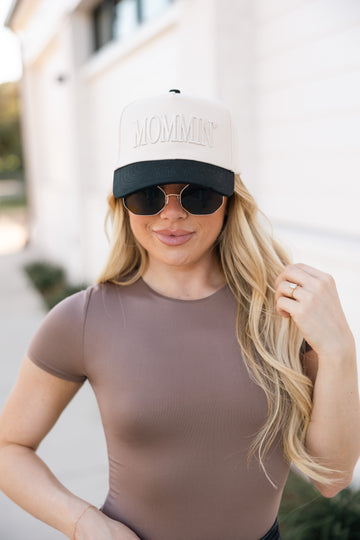 RESTOCK: Mommin’ Black Vintage Trucker Hat