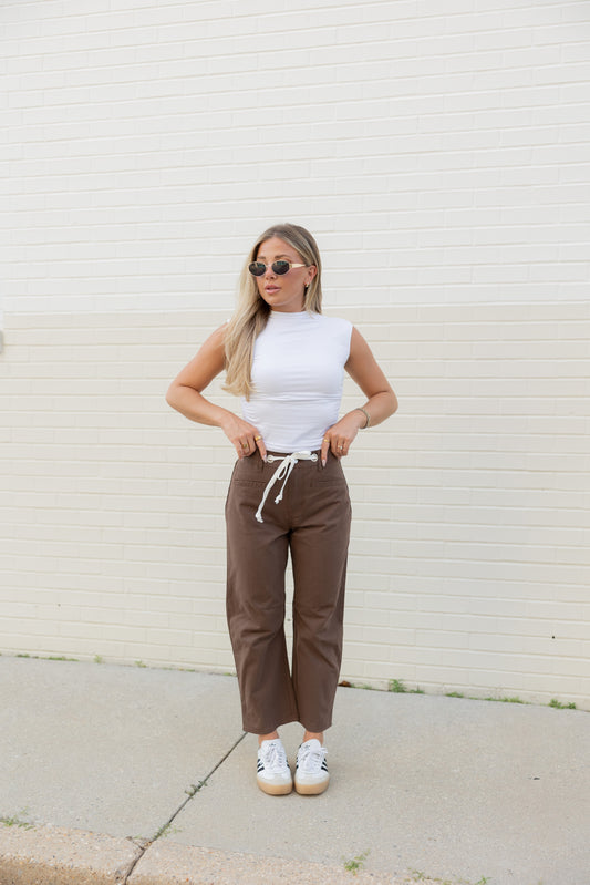 Holly High Rise Barrel Jeans