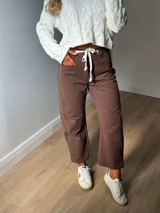 Holly High Rise Barrel Jeans