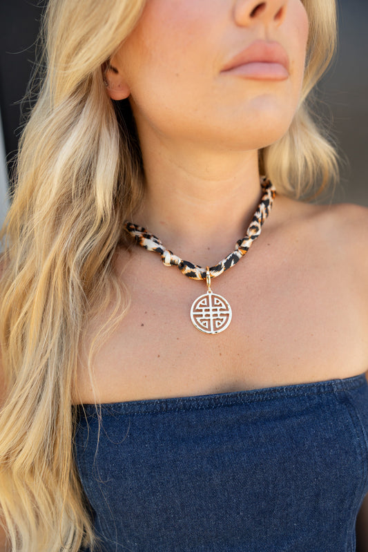 Maia Scarf Necklace
