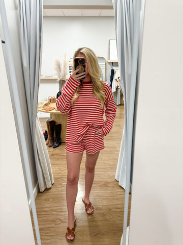 McCall Striped Shorts Set