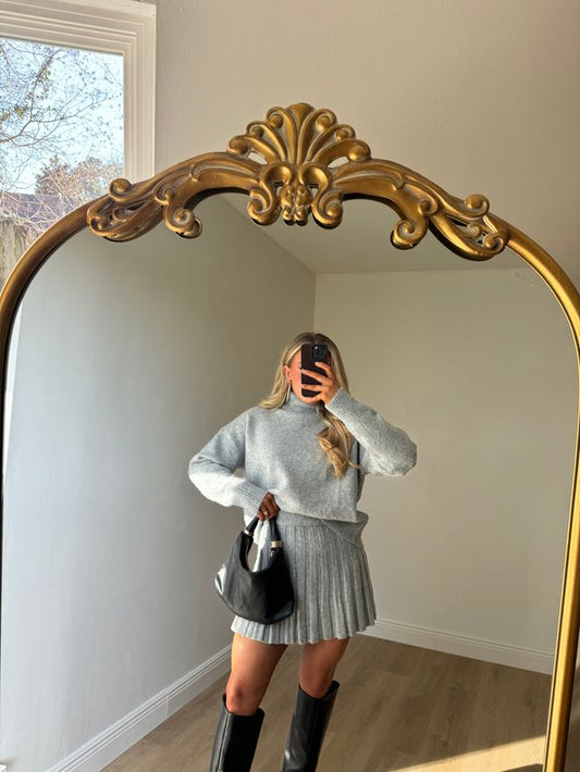 Tori Sweater & Pleated Skirt Set