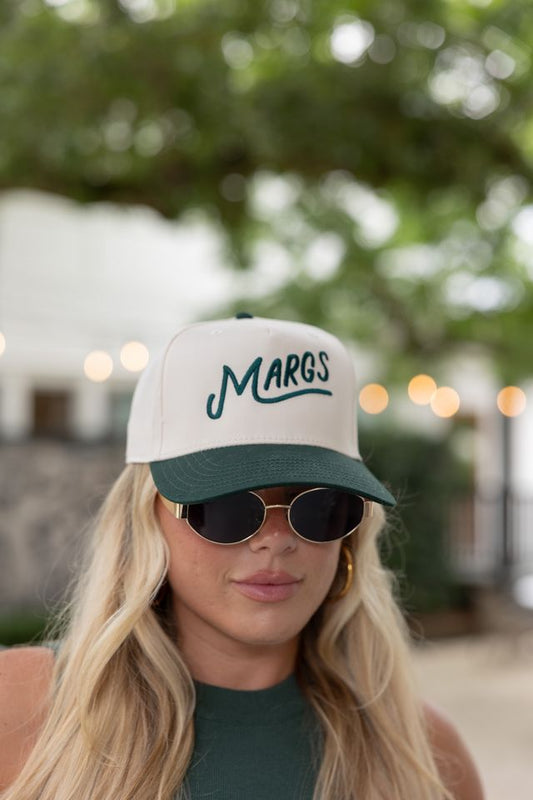 MARGS Two Tone Vintage Hat, Green
