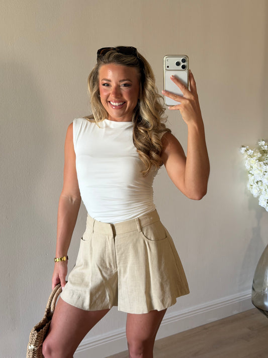 Nantucket Days High Waisted Shorts