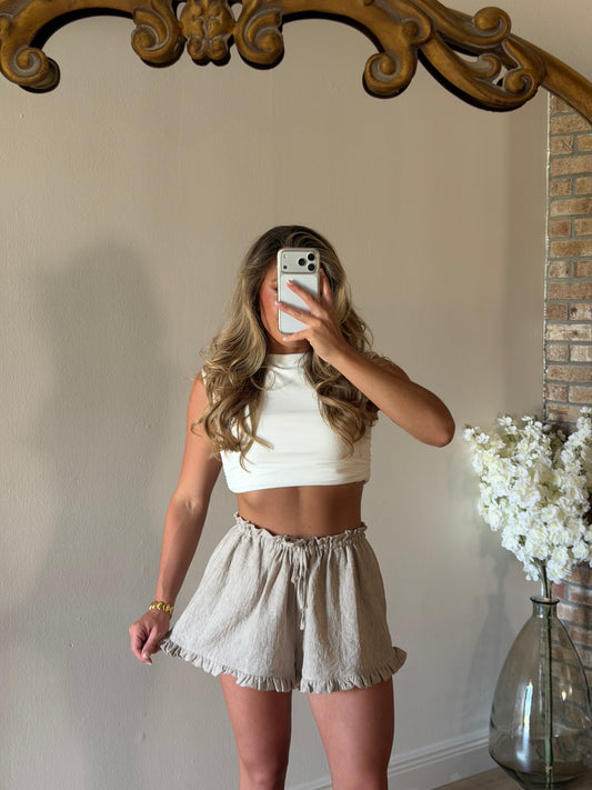 Riley Ruffle Trim Shorts