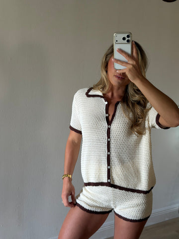 Cameron Crochet Knit Set