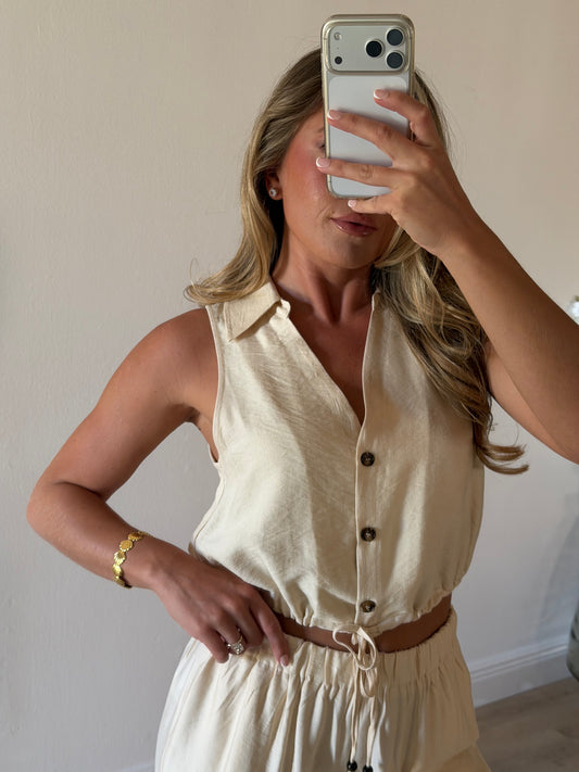 Leah Vest & Pants Set