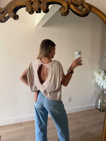 Bonnie Boxy Crew Neck Top