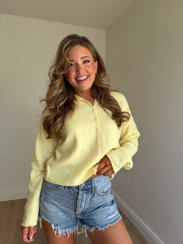 The Essential Button Down Cardigan Top