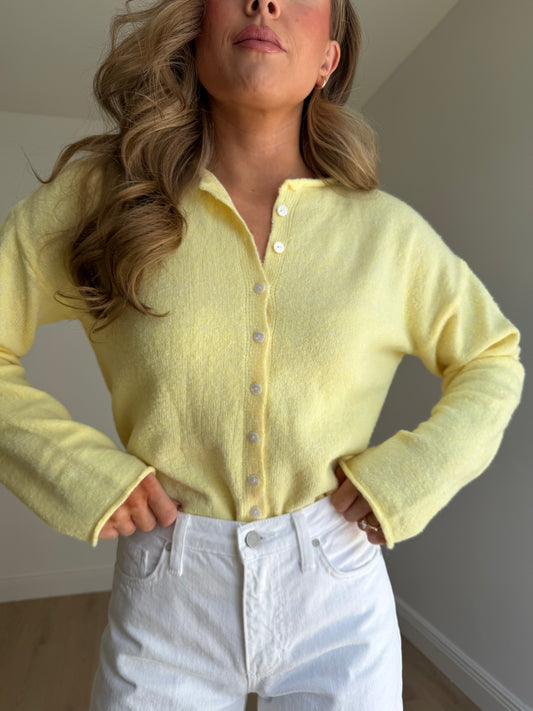 The Essential Button Down Cardigan Top