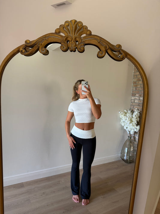 Foster Foldover Flare Pants