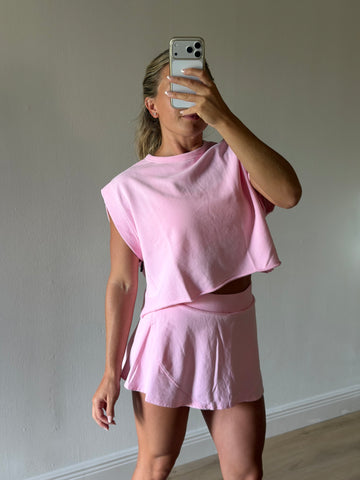 Molly Mineral Wash Open Back Top