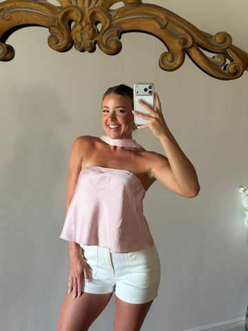 Sophie Strapless Scarf Top