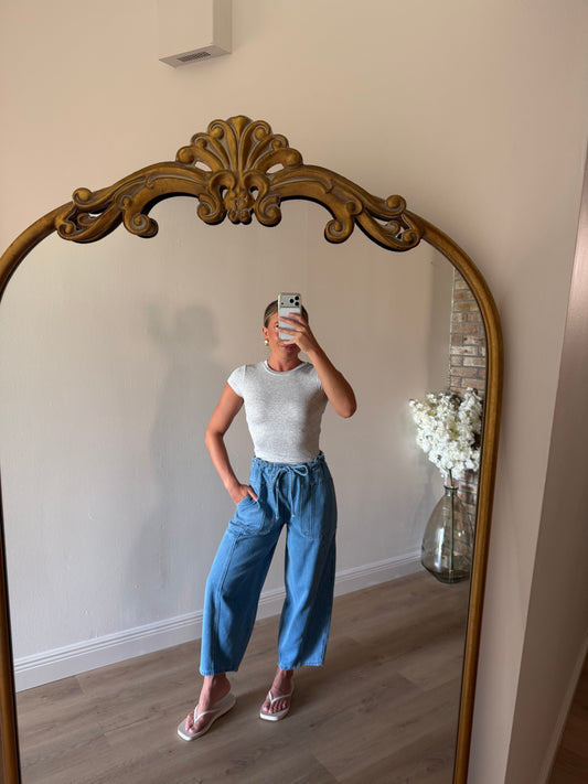 Serena Ribbed Cap Sleeve Top