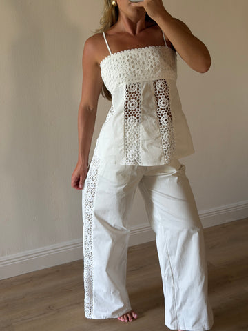 Ellie Eyelet Two Piece Set
