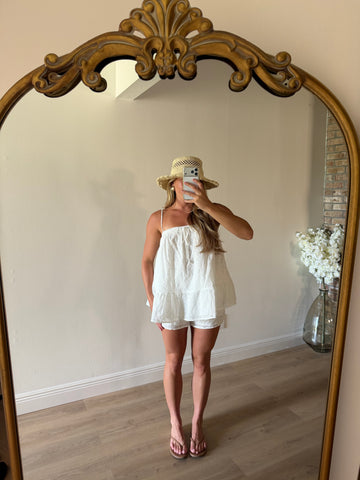 Evelyn Eyelet Shorts Set