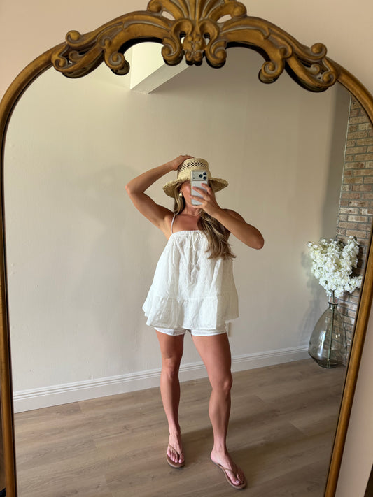 Evelyn Eyelet Shorts Set