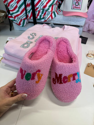 Very Merry Slippers