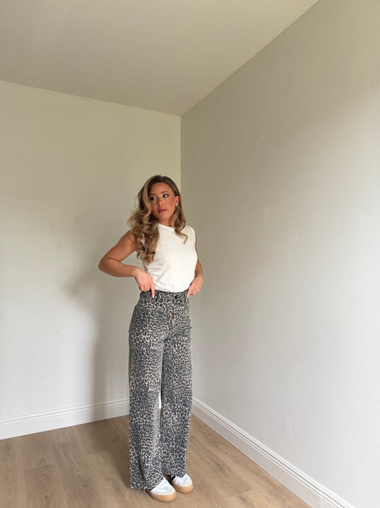 Lonnie Leopard Pants