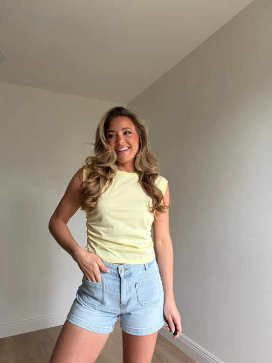 Ryan Ruched Waist Top || RESTOCK