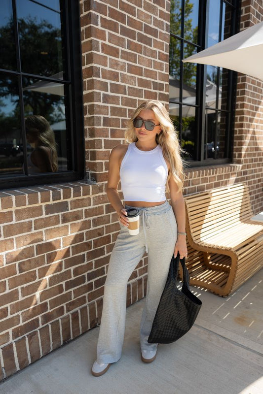 Haley High Neck Crop