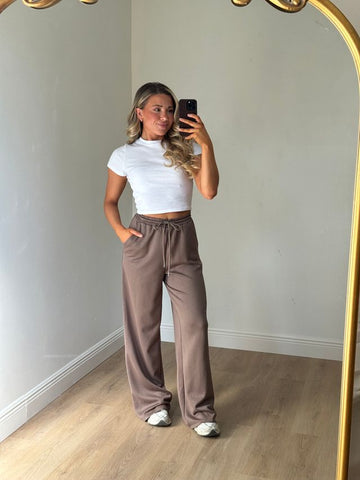 Farrah Flowy Knit Drawstring Pants