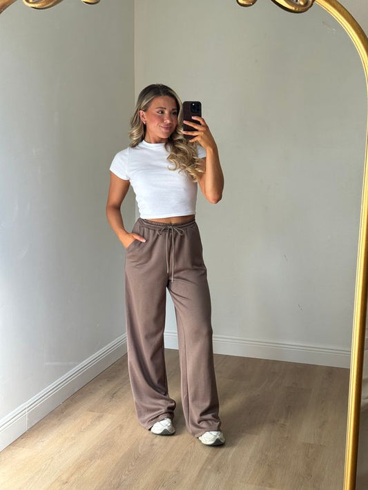 Farrah Flowy Knit Drawstring Pants