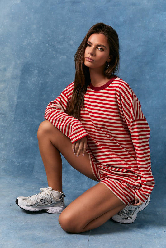 McCall Striped Shorts Set