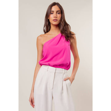 Olivia One Shoulder Knot Detail Top